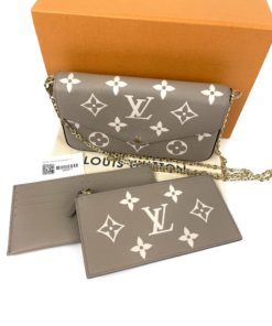 Louis Vuitton Bicolor Monogram Empreinte Leather Felicie Pochette