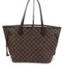 Louis Vuitton Damier Ebene Neverfull MM Rose Ballerine Full Set 5