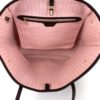 Louis Vuitton Damier Ebene Neverfull MM Rose Ballerine Full Set 9