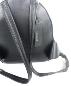 Versace Palazzo Black Leather Mini Backpack