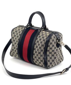 Gucci GG Navy Boston Bag