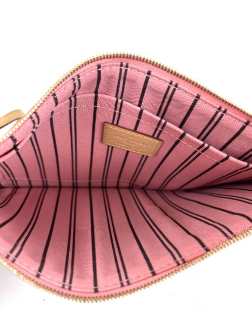 Louis Vuitton Monogram Neverfull Pochette Rose Ballerine