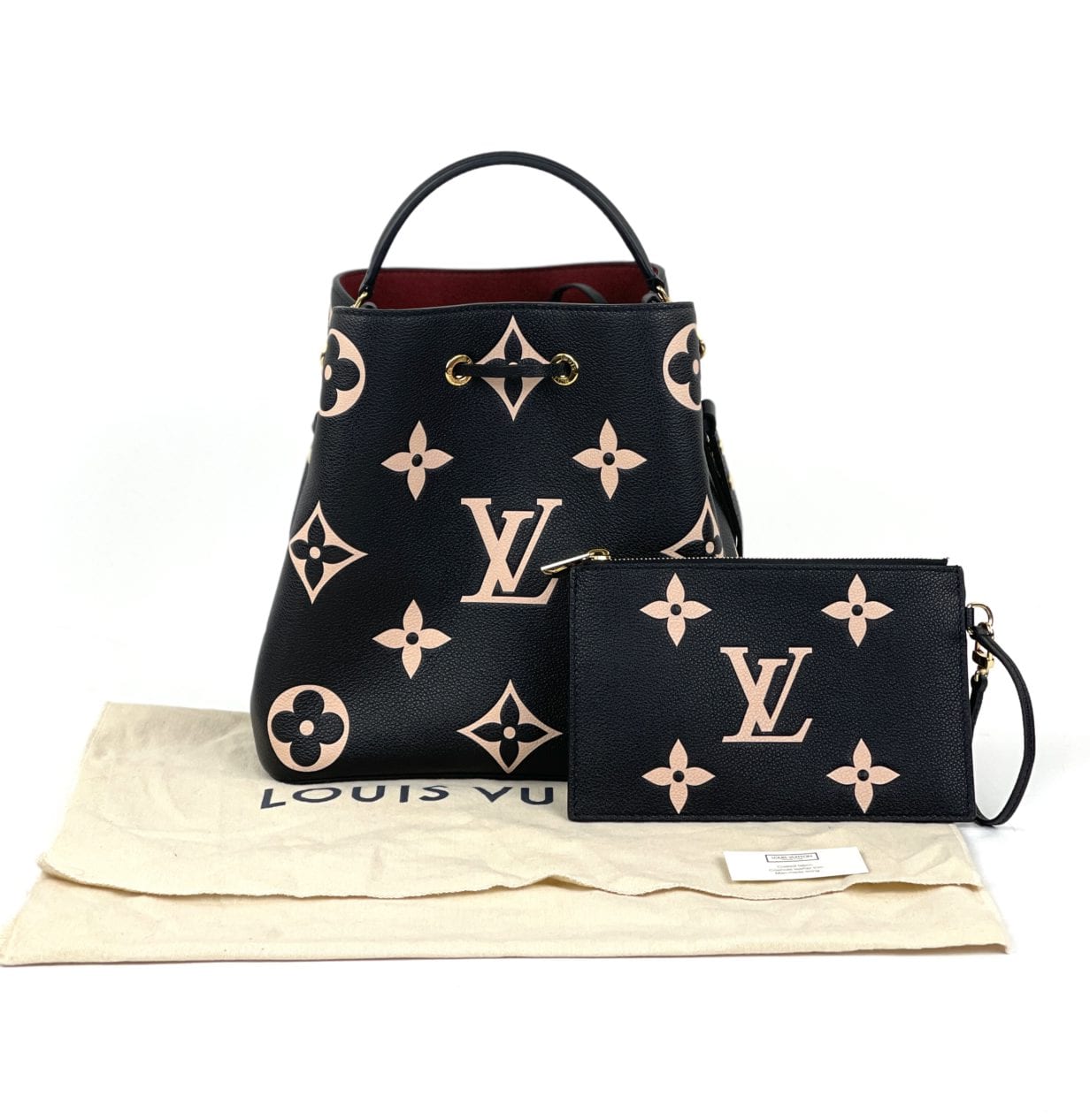 louis vuitton neonoe empreinte black