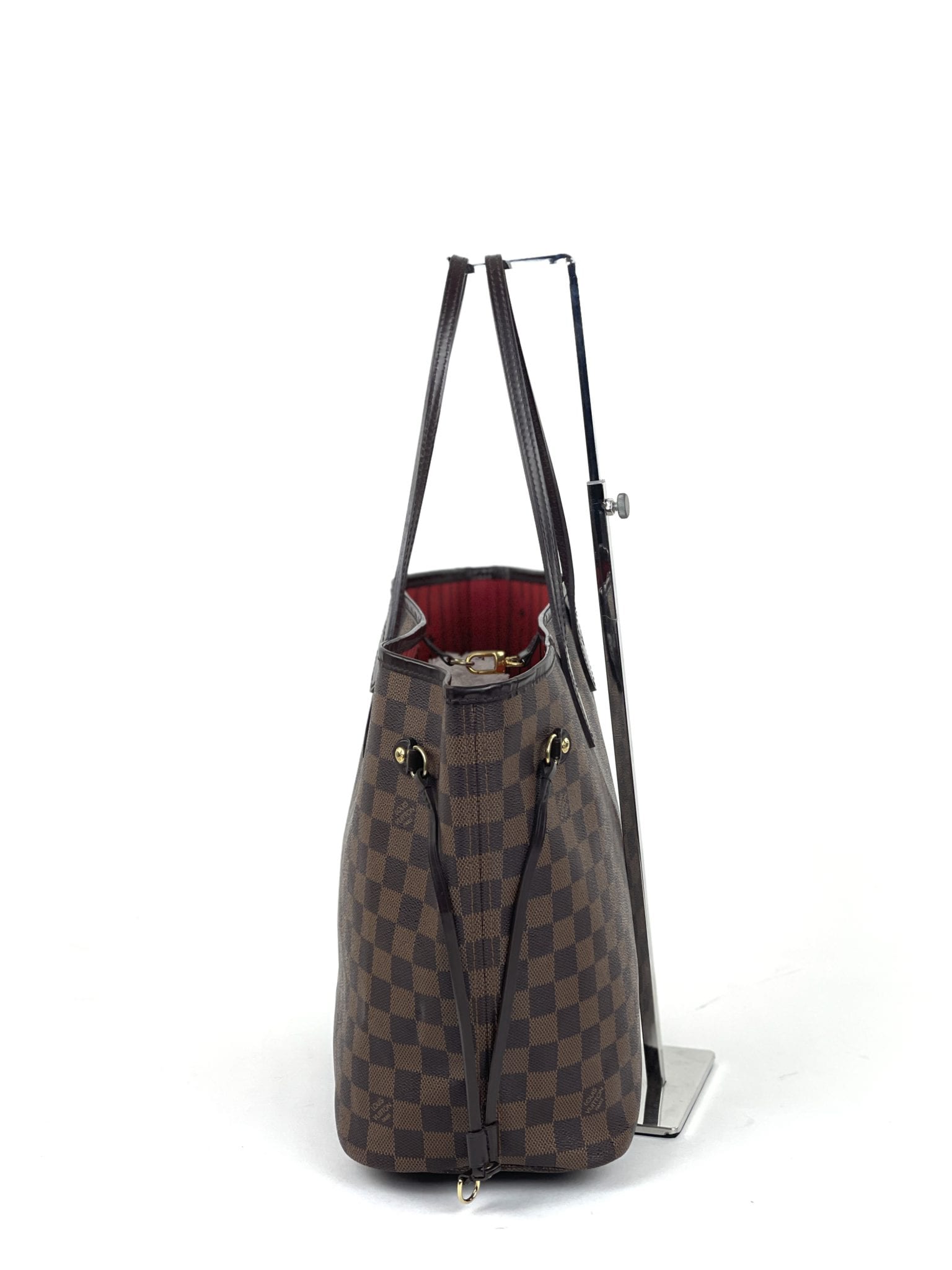 louis vuitton handbag with red trim