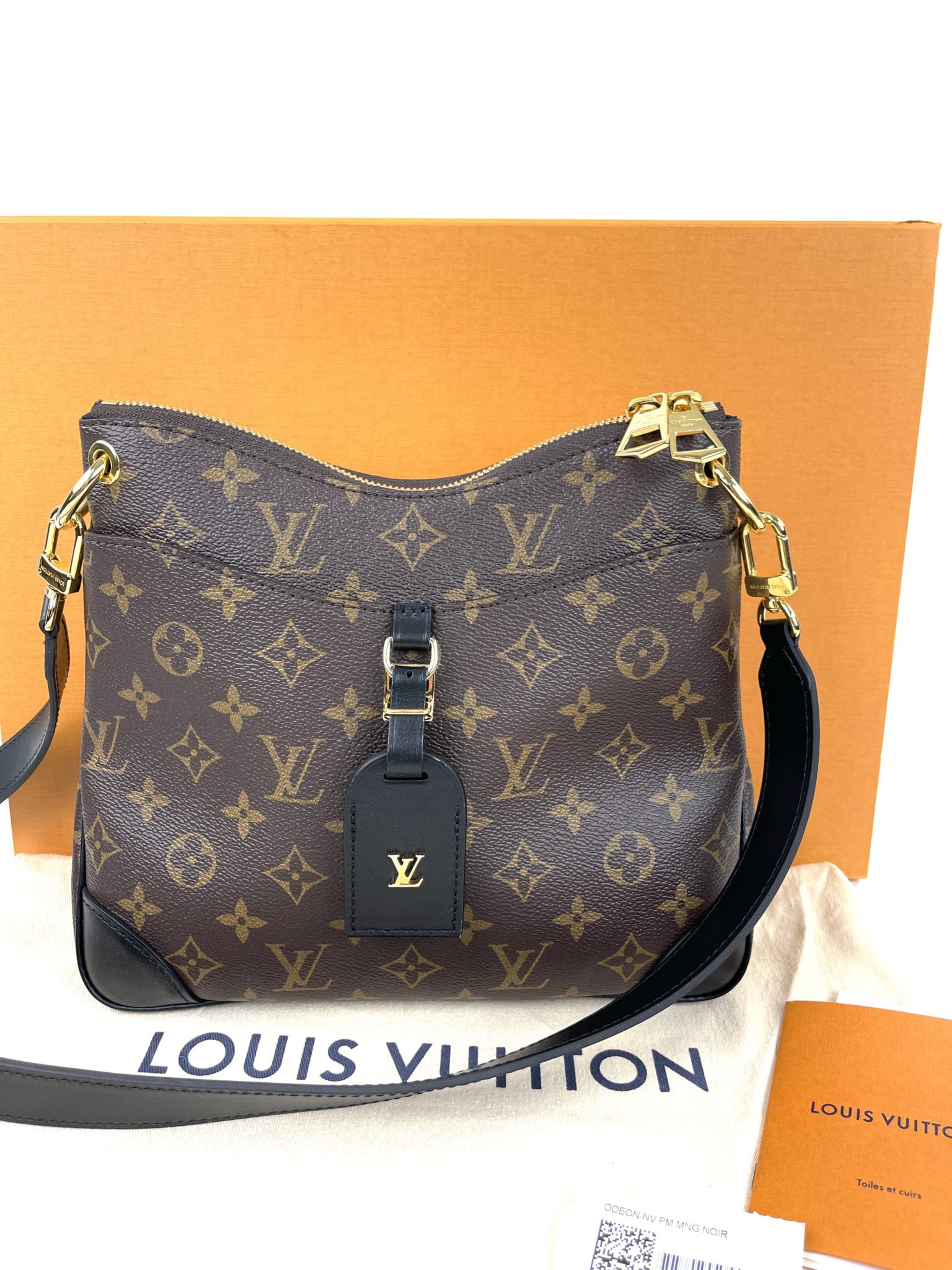 Louis Vuitton Odeon PM Noir, Luxury, Bags & Wallets on Carousell