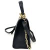 Gucci GG Supreme Monogram Osiride Top Handle Bag Black Gold 17