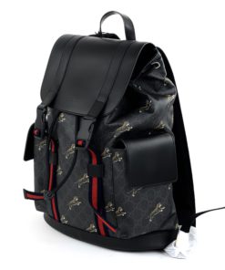 Gucci GG Supreme Tigers Bestiary Backpack Black