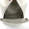 Gucci Calfskin Logo Cream Leather Backpack 13