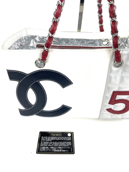 Chanel 2002 No 5 Choco Bar Tote Bag 4