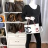 Chanel 2002 No 5 Choco Bar Tote Bag 15
