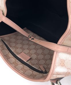 Gucci GG Pink Crystal Abbey Medium Tote Bag