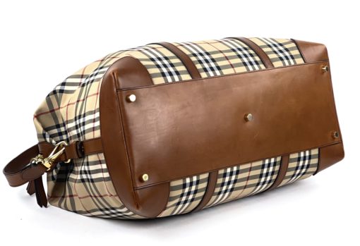 Burberry Horseferry Check Large Alchester Holdall Duffle Bag 6