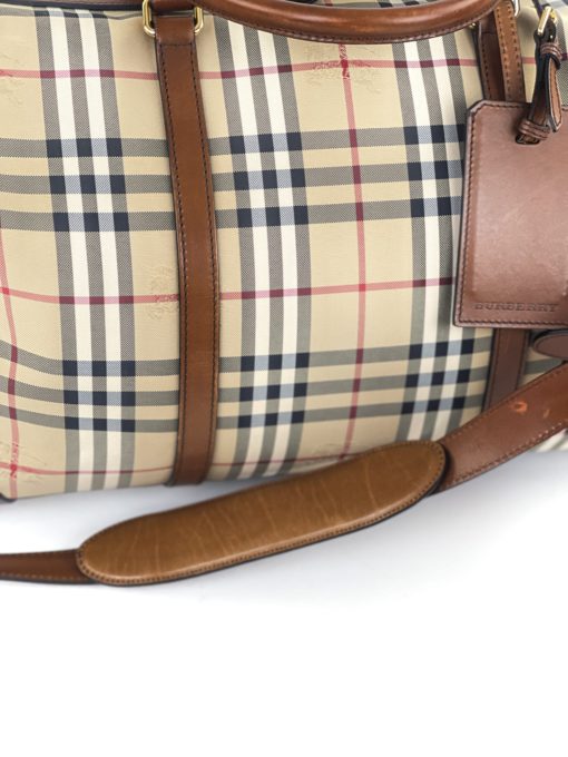 Burberry Horseferry Check Large Alchester Holdall Duffle Bag 9