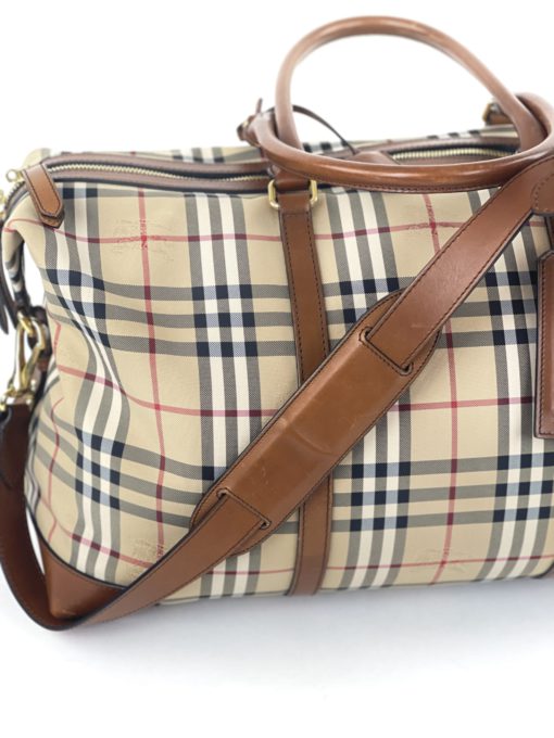 Burberry Horseferry Check Large Alchester Holdall Duffle Bag 10