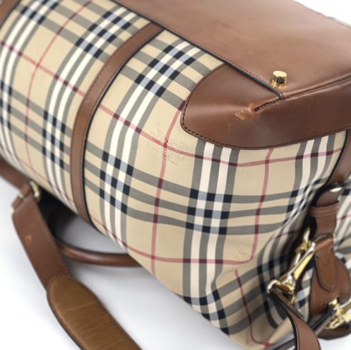 Burberry Horseferry Check Large Alchester Holdall Duffle Bag 11