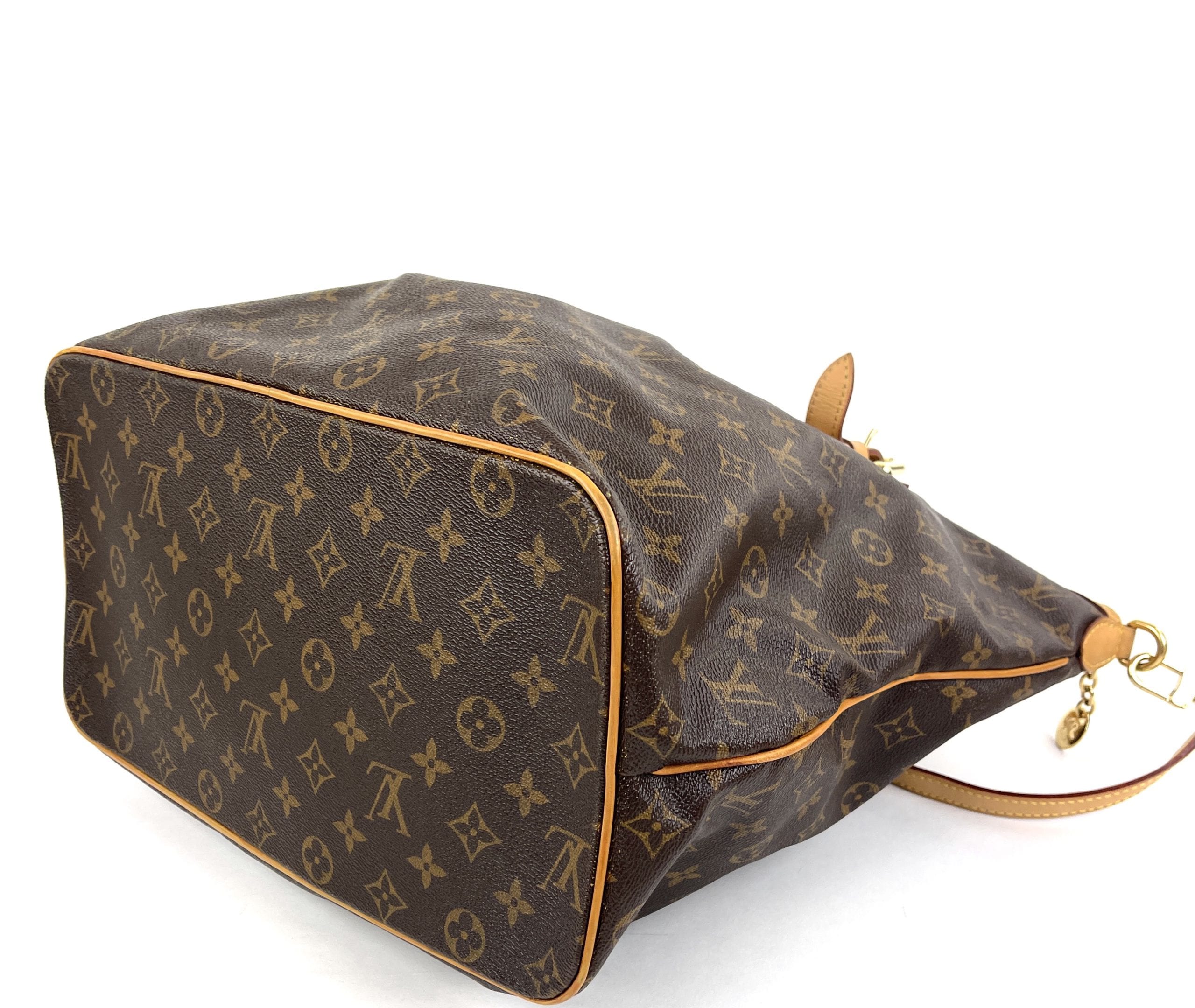 Louis Vuitton Monogram Palermo GM Shoulder Tote Bag Added Insert Pre owned  Brown Cloth ref.674094 - Joli Closet