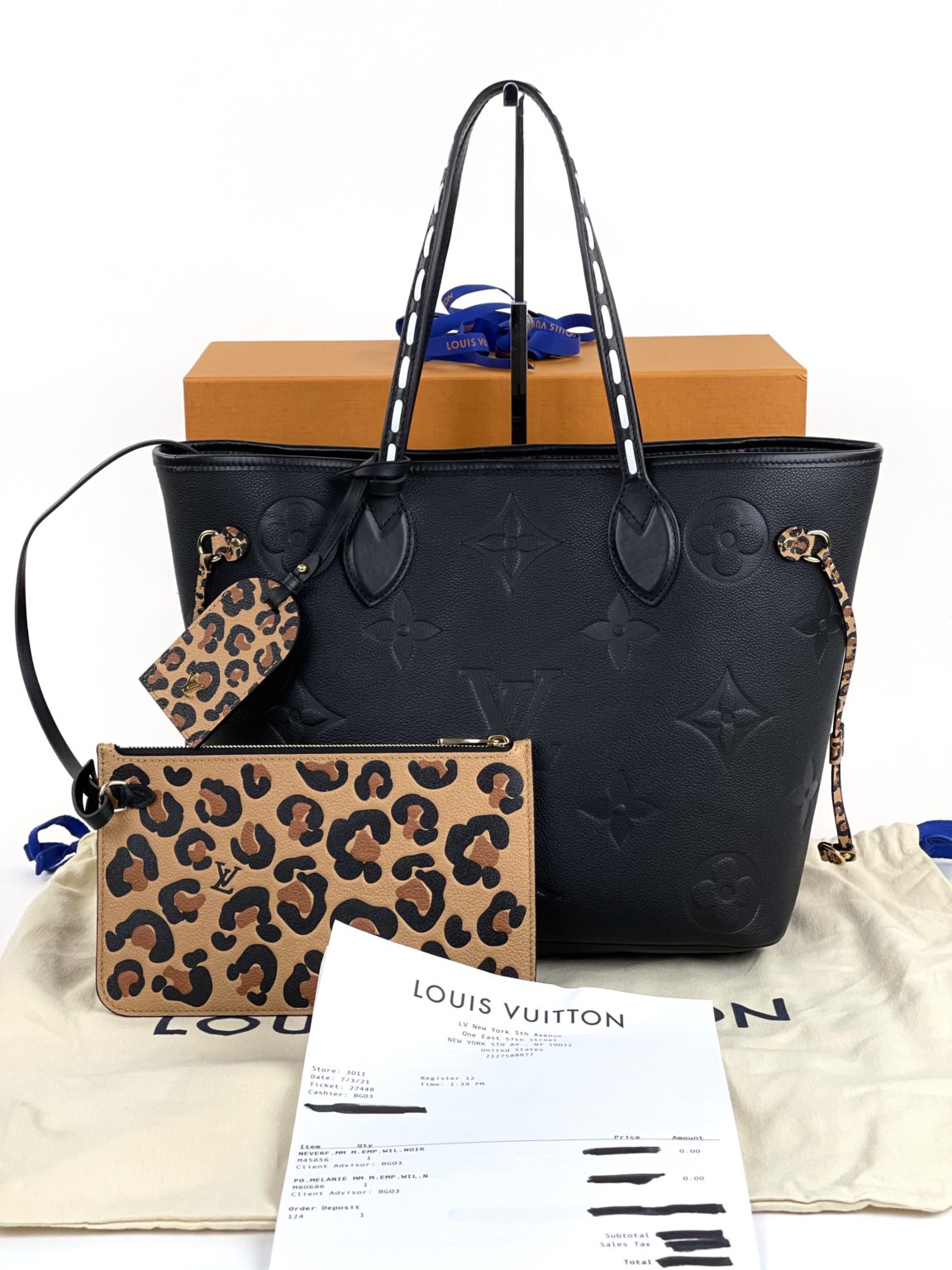 Louis Vuitton LV Neverfull wild at heart Black Leather ref.321995 - Joli  Closet