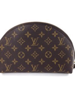 Louis Vuitton Monogram Trousse Demi Ronde Cosmetic Pouch