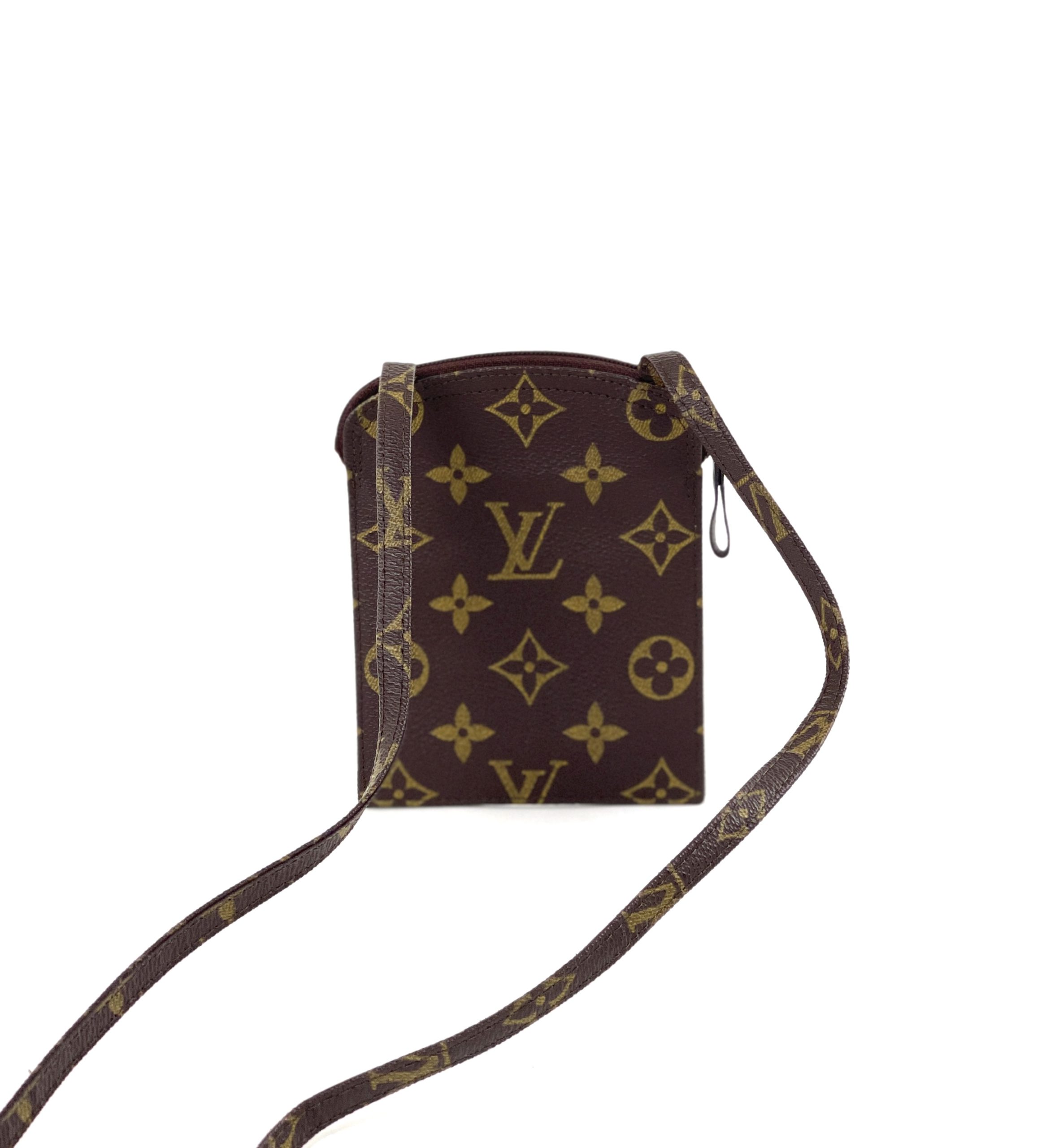 Louis Vuitton Vintage - Monogram Pochette Secret Passport Holder - Brown -  Monogram Canvas and Leather - Luxury High Quality - Avvenice