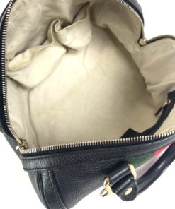 Gucci Boston Bag Black Leather Inside