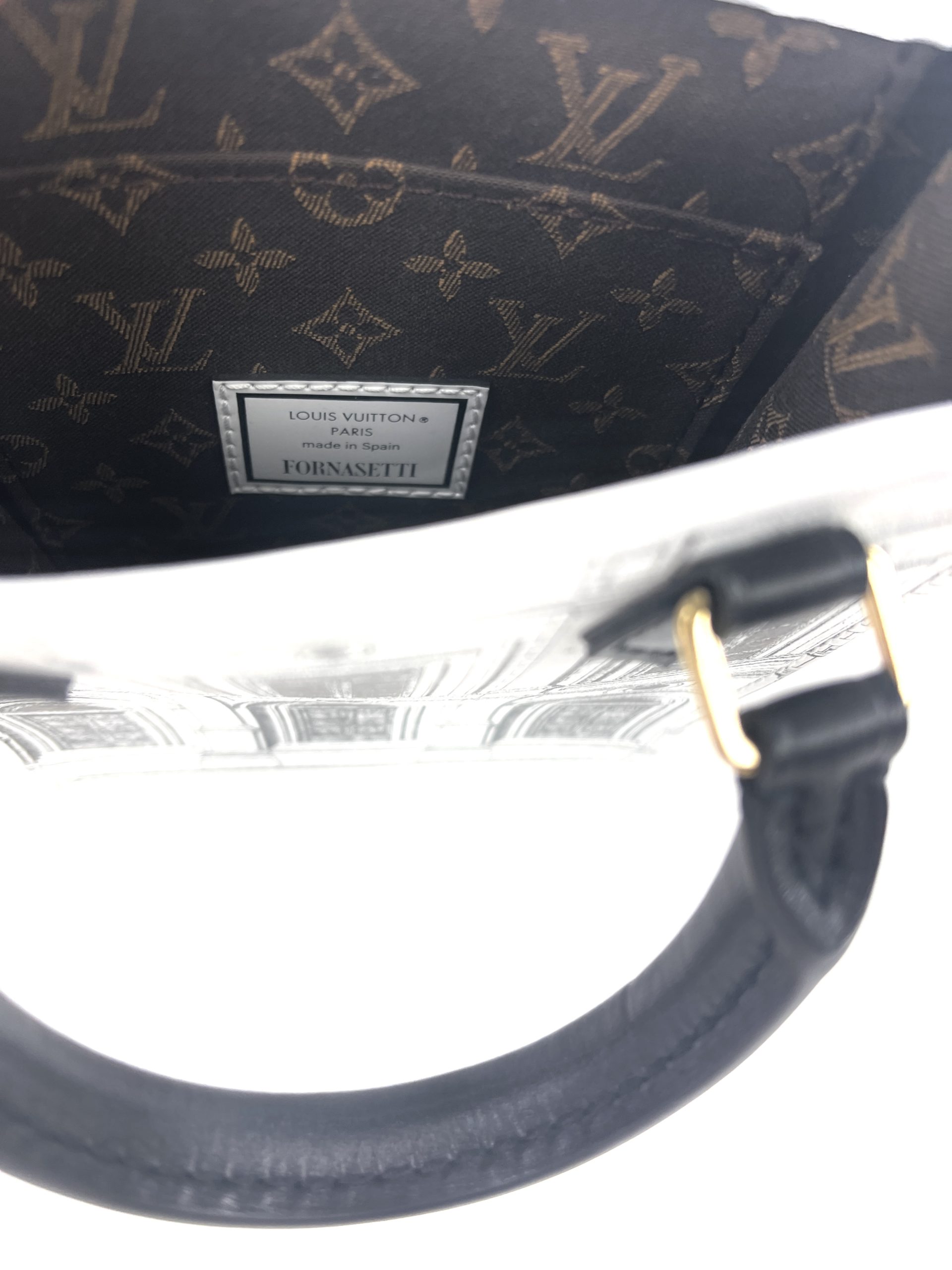 Louis Vuitton White, Black & Brown Monogram Coated Canvas And Printed  Calfskin Architettura Petit Sac Plat Gold Hardware, 2021 Available For  Immediate Sale At Sotheby's