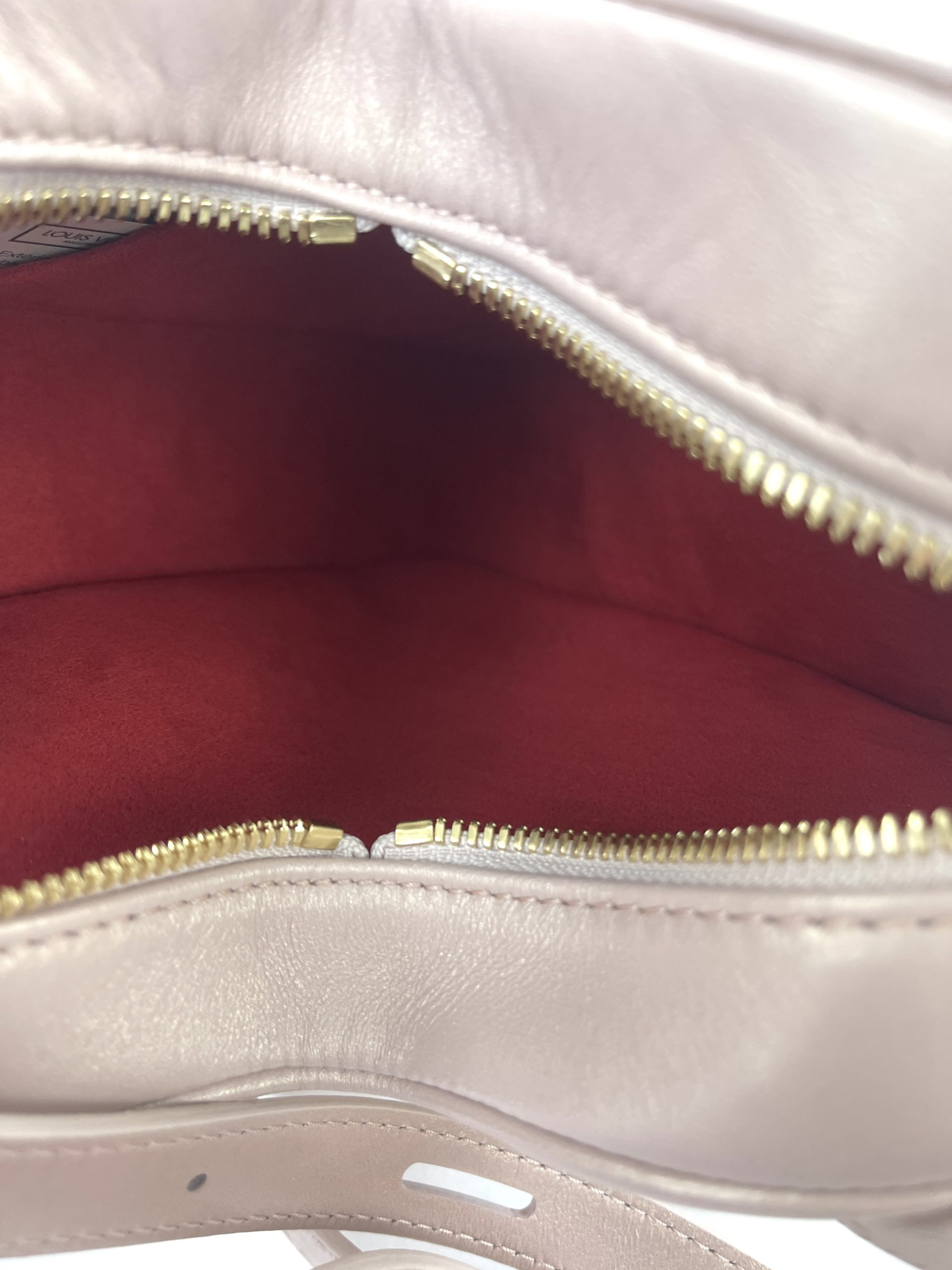 LOUIS VUITTON Monogram Embossed Leather In Love Sac Coeur Light Pink Heart  Bag