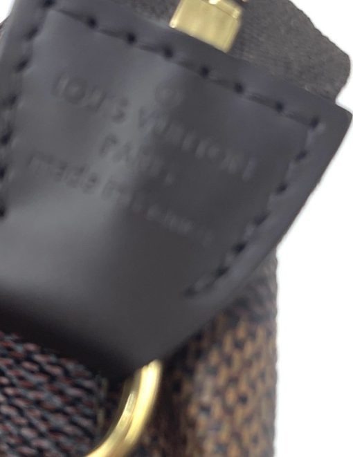 Louis Vuitton Damier Ebene Mini Pochette Accessories Tag