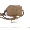 Soho Small Rose Beige Leather Disco Bag 12