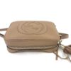 Soho Small Rose Beige Leather Disco Bag 8