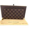 Louis Vuitton Damier Ebene Zippy Wallet With Rose Ballerine 2