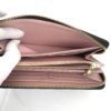 Louis Vuitton Damier Ebene Zippy Wallet With Rose Ballerine 17