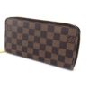 Louis Vuitton Damier Ebene Zippy Wallet With Rose Ballerine 4