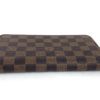 Louis Vuitton Damier Ebene Zippy Wallet With Rose Ballerine 12