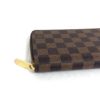Louis Vuitton Damier Ebene Zippy Wallet With Rose Ballerine 11