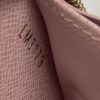 Louis Vuitton Damier Ebene Zippy Wallet With Rose Ballerine 8