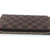 Louis Vuitton Damier Ebene Zippy Wallet With Rose Ballerine 9