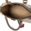 Vintage Gucci GG Tan Coated Canvas Satchel 18