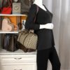 Vintage Gucci GG Tan Coated Canvas Satchel 2