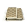 Gucci GG Tan Canvas Flap Wallet With Cream Leather Trim 5