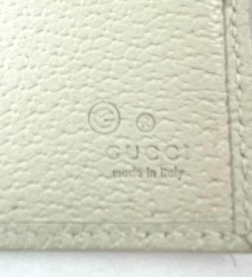 Gucci GG Tan Canvas Flap Wallet With Cream Leather Trim 3