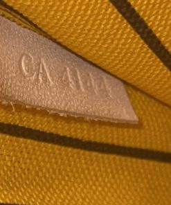 Louis Vuitton Monogram Neverfull Pouch Mimosa Interior