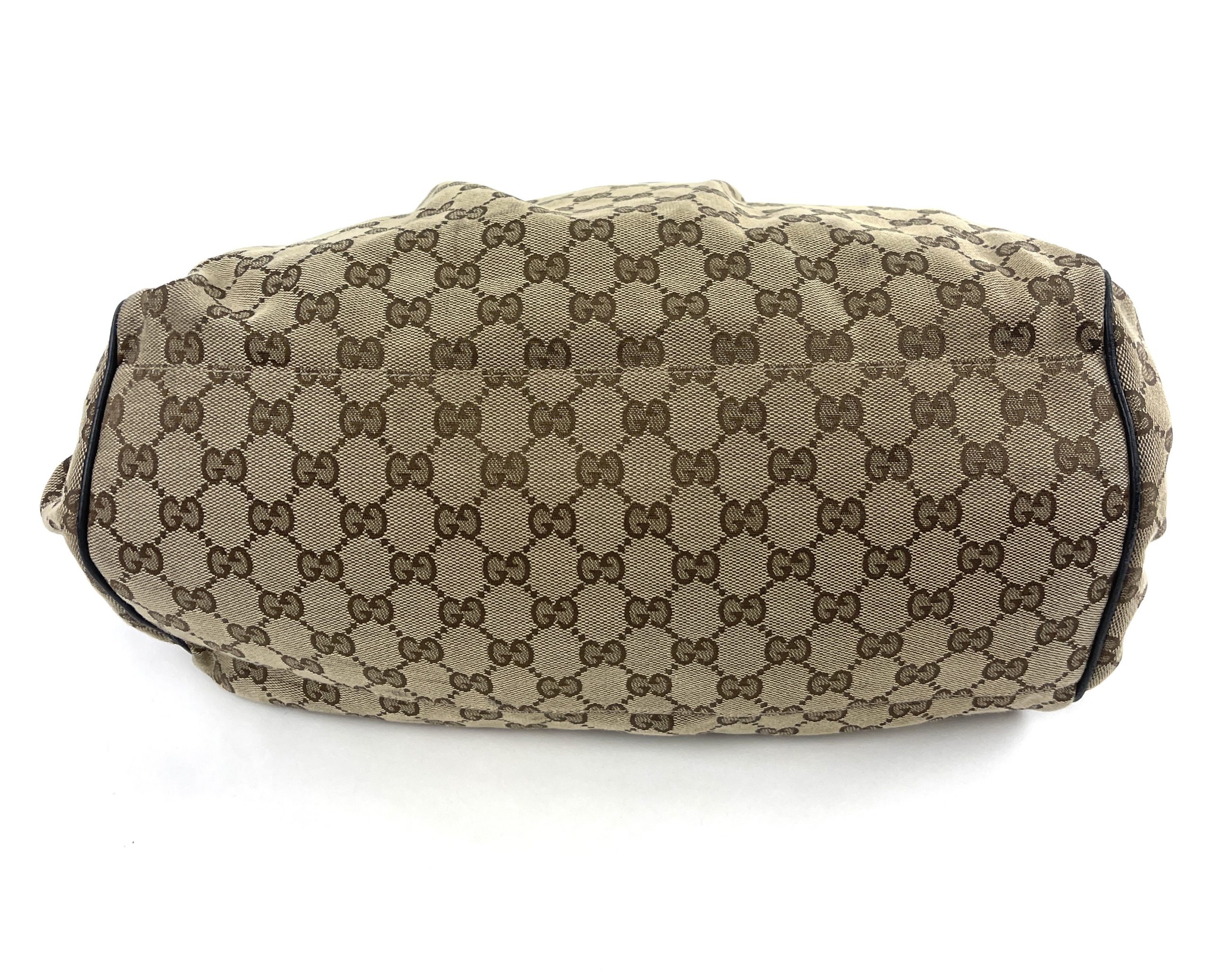 Skælde ud Ooze Svømmepøl Gucci GG Small Sukey Shoulder Bag with Black Leather Trim - A World Of  Goods For You, LLC