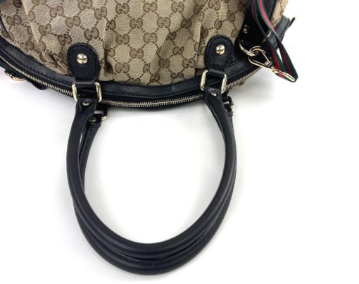 Gucci GG Small Sukey Shoulder Bag with Black Leather Trim 14