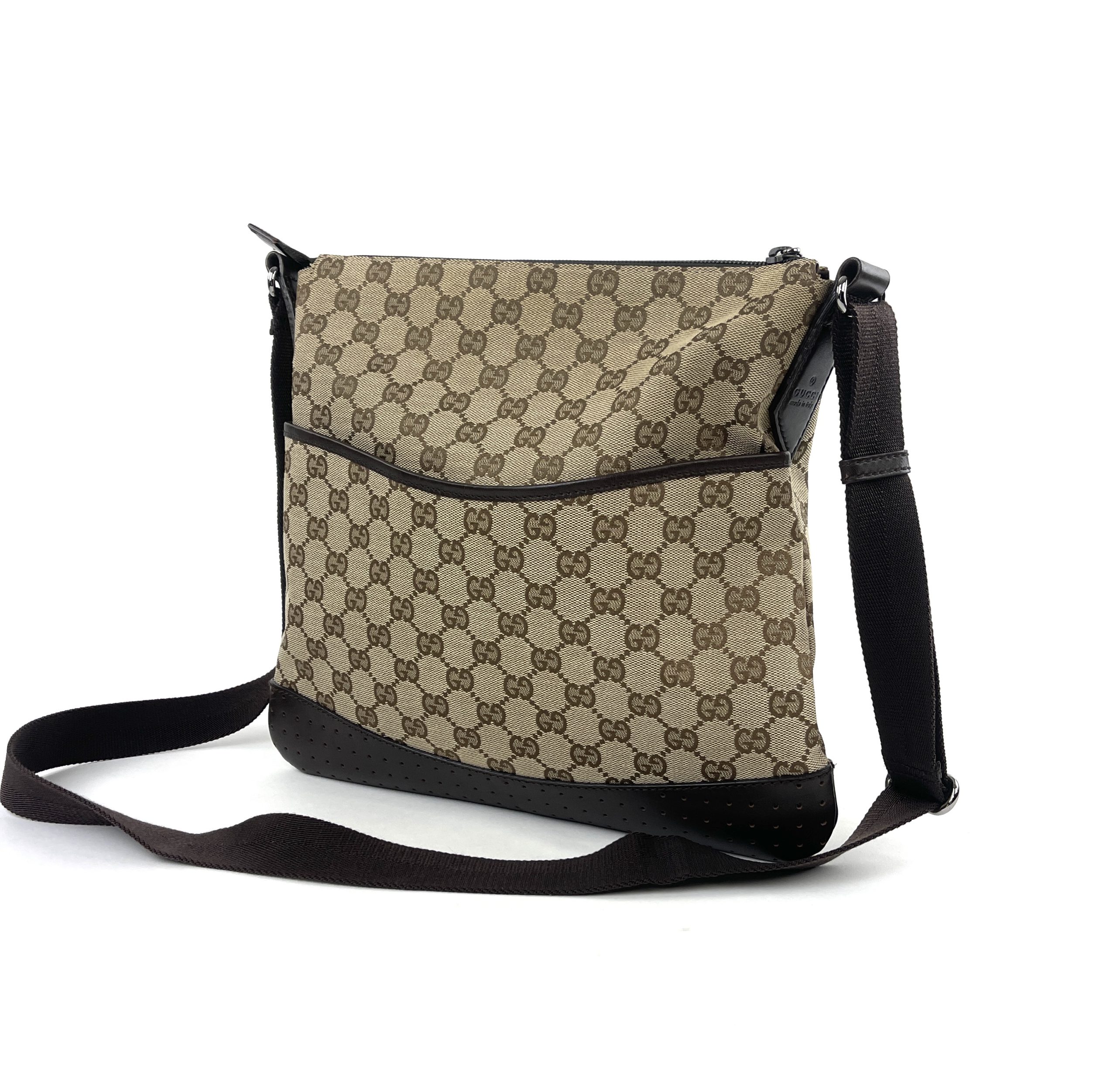 Gucci GG Canvas Messenger Bag - World Goods You, LLC