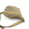 Vintage Gucci GG Canvas D Ring Crossbody with Yellow Trim 10