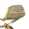 Vintage Gucci GG Canvas D Ring Crossbody with Yellow Trim 3