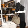 Vintage Gucci GG Coated Canvas Dome Satchel 5
