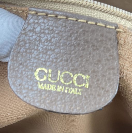 Vintage Gucci GG Coated Canvas Dome Satchel 2