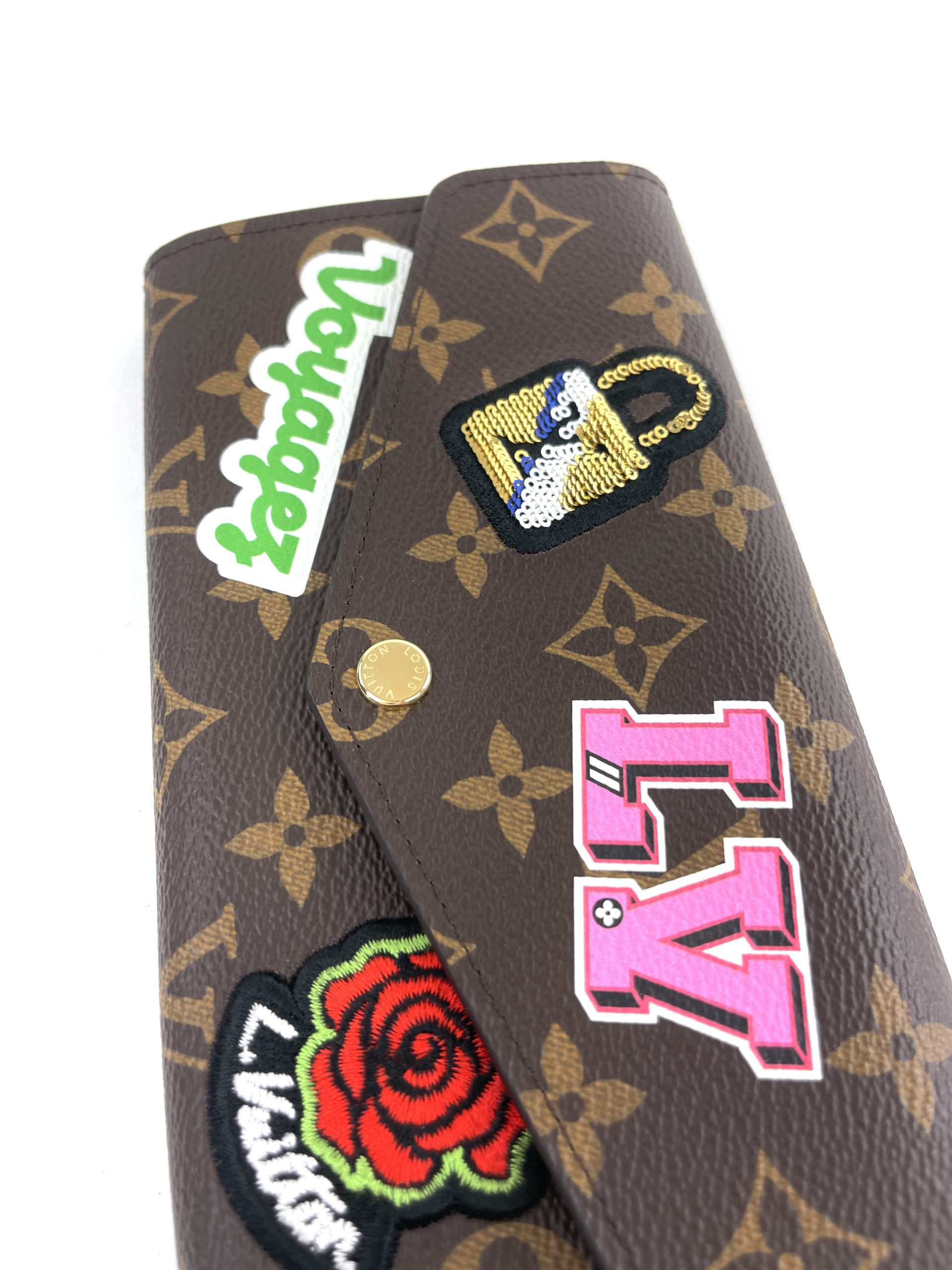 Louis Vuitton Limited Edition Monogram Patches Sarah Wallet - A World Of  Goods For You, LLC