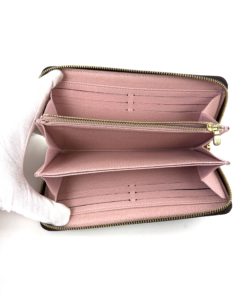 Louis Vuitton Monogram Rose Ballerine Zippy Wallet